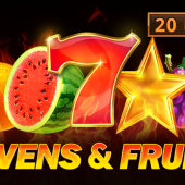 Sevens & Fruits: 20 lines